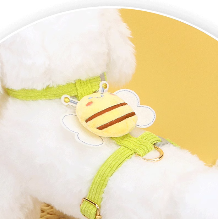 Bee Vest-Style Cat Leash – Escape-Proof and Neck-Friendly Design