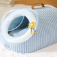 Cozy Winter Wrap-Around Cat Bed – Plush and Thickened for Extra Warmth