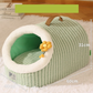 Cozy Winter Wrap-Around Cat Bed – Plush and Thickened for Extra Warmth